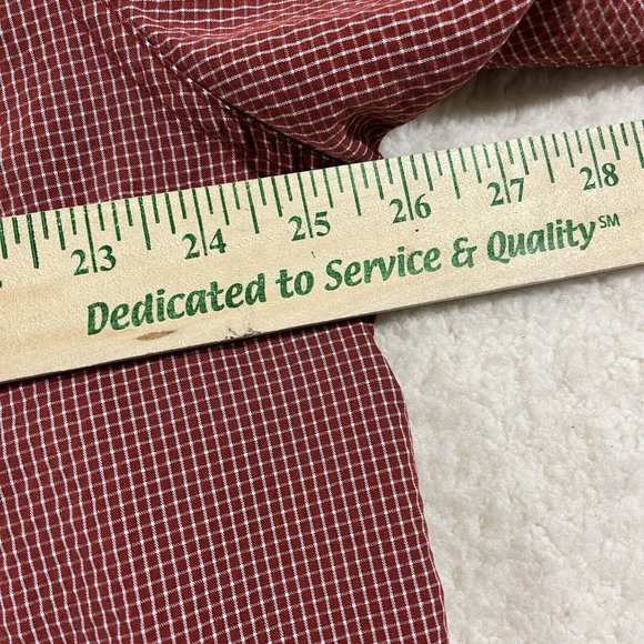 The North Face Shirt Mens XXL Plaid Short Sleeve Button Up Red Checkered - Picture 8 of 11